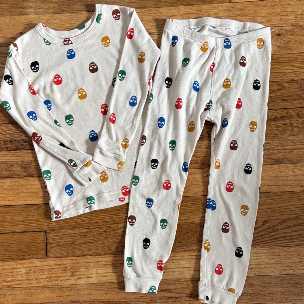 Colorful Skull Print Kids Gap Pajamas